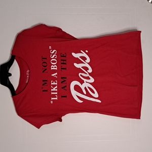 Wound Up Red Top Size XL